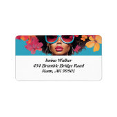 Glamoureuze iconen: Diva-ish Delights Label (Voorkant)