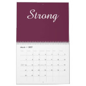 Glamoureuze inspirerend kalender (Mar 2027)