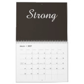 Glamoureuze inspirerend kalender (Mar 2027)