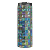 Glamoureuze Keramische Tegels Custom Name Thermosbeker (Achterkant)