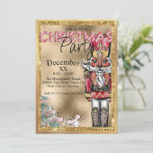 Glamoureuze kerstfeest kaart (Staand voorkant)