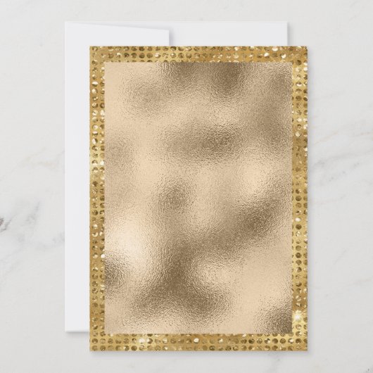 Glamoureuze kerstfeest kaart (Achterkant)