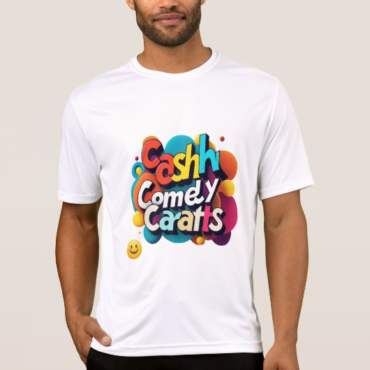 "Glamoureuze lach" T-shirt (Voorkant)