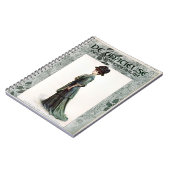  Glamoureuze Lady Mode Illustratie Notitieboek (Linkerzijde)