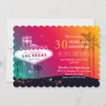 Glamoureuze Las Vegas Wedding Jubileum Party Kaart<br><div class="desc">Groot en beroemd Las Vegas teken tropische palmsilhouettes glitterige kleurrijke sterren regenboogkleurige achtergrond geïllustreerd op Aangepaste Wedding Jubileum Party Uitnodigingen. Het zal geweldig zijn om je speciale verjaardagsbassin in Las Vegas te vieren, en de mooie en unieke uitnodigingen zullen veel geliefd zijn bij je familie en vrienden! Alle steekproeftekst kan...</div>