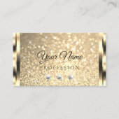 Glamoureuze Lichtgevende Glinsterende Glitter Diam Visitekaartje (Voorkant)