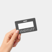 Glamoureuze, luxe "ASSISTANT" badge (Handheld)