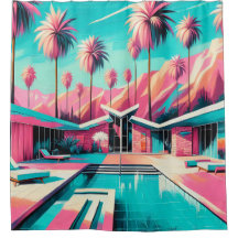 "Glamoureuze Mid-Century Modern Pool"