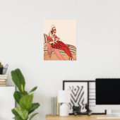 Glamoureuze Mode Gerda Wegener Poster (Thuiskantoor)
