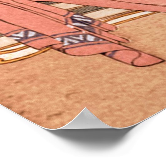 Glamoureuze  Mode Gerda Wegener Poster (Hoek)