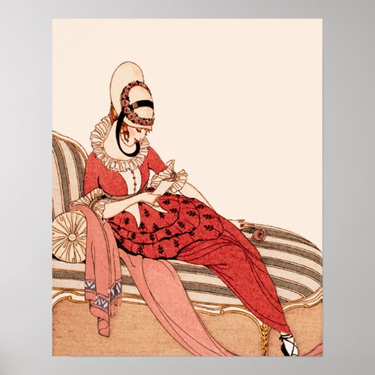 Glamoureuze  Mode Gerda Wegener Poster (Voorkant)