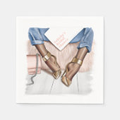 Glamoureuze Mode Servet (Voorkant)