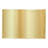 Glamoureuze Modern Custom Faux Gold Blank Sjabloon Kussensloop (Achterkant)