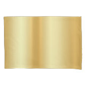 Glamoureuze Modern Custom Faux Gold Blank Sjabloon Kussensloop (Voorkant)