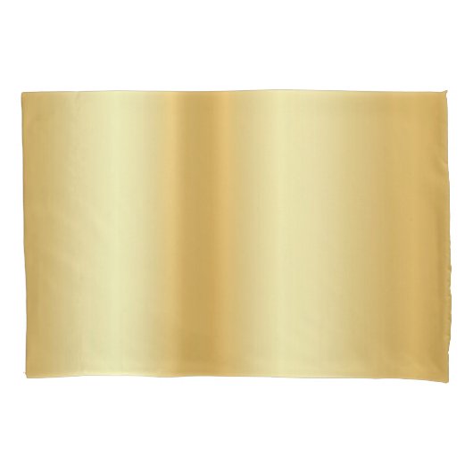 Glamoureuze Modern Custom Faux Gold Blank Sjabloon Kussensloop (Voorkant)