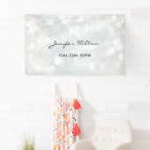 Glamoureuze moderne chique bokeh spandoek (Insitu)