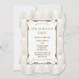 Glamoureuze Old Hollywood Great Gatsby Nieuwjaarsf Kaart