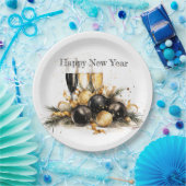 🍾 Glamoureuze Oudejaarsavond Borden 🥂 Papieren Bordje (Feest)