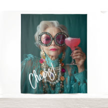 Glamoureuze oudere vrouw moedige luxe Mode