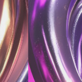 Glamoureuze Paarse Gouden Disco Swirl Peel en Stic Behang (Zoom)