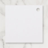 Glamoureuze Paarse ogen & Brows Waterverf Dank je Bedankjes Labels (Achterkant)