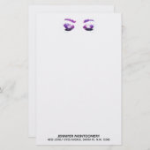 Glamoureuze Paarse ogen en Waterverf van Brows (Voorkant / Achterkant)