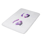 Glamoureuze Paarse ogen en Waterverf van Brows Badmat (Gekanteld)