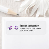 Glamoureuze Paarse ogen en Waterverf van Brows Etiket (Insitu)