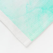 Glamoureuze Paarse ogen en Waterverf van Brows Fleece Deken (Hoek)