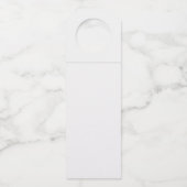 Glamoureuze Paarse ogen en Waterverf van Brows Flessenhanger (Achterkant)