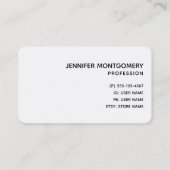 Glamoureuze Paarse ogen en Waterverf van Brows Visitekaartje (Achterkant)