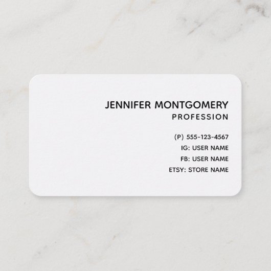 Glamoureuze Paarse ogen en Waterverf van Brows Visitekaartje (Achterkant)