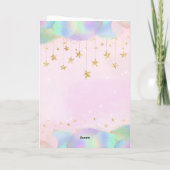 Glamoureuze pensioen Gold Glitter Kaart (Achterkant)