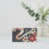 Glamoureuze profielkaart visitekaartje (Staand voorkant)