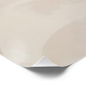 Glamoureuze Redhead Pin-Up Roze Jurk Perfect Poster (Hoek)