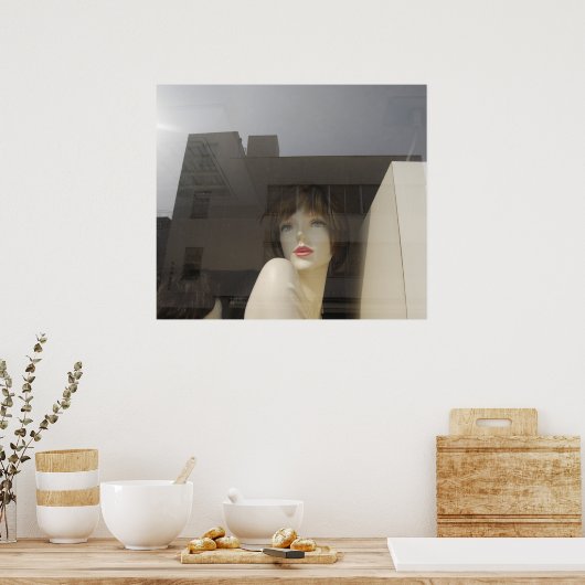 Glamoureuze reflecties poster (Keuken)