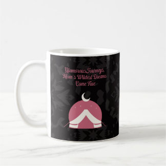 Glamoureuze Reizen Moms Wildste Dromen Glamping Koffiemok