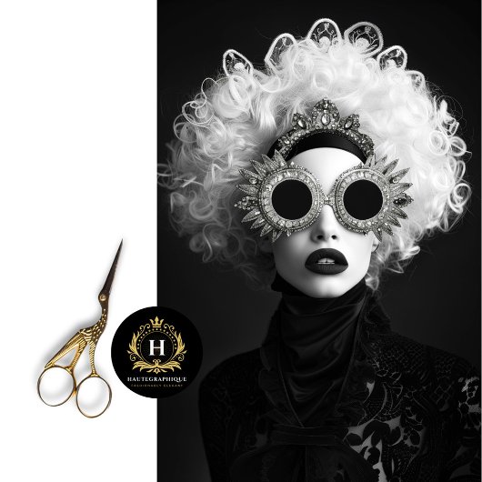 Glamoureuze Retro Zonnebril Decoupage Tissuepapier