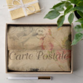 Glamoureuze Roos Floral Frans Tissuepapier (Geschenk)