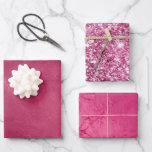Glamoureuze Roze Bruiloftsborrel voor Meisjes Inpakpapier Vel<br><div class="desc">Glamoureuze Roze Verjaardag Bruiloftsborrel voor Meisjes</div>