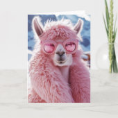 Glamoureuze Roze Llama - Winter Mode Icon (Voorkant)