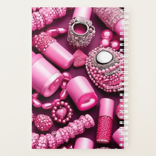 Glamoureuze Roze Planner (Achterkant)