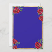 Glamoureuze schoonheid en het Beest Sprookje Geel Kaart (Achterkant)