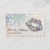 Glamoureuze Sparkly Glitter Lip Gloss Kiss Visitekaartje (Voorkant)