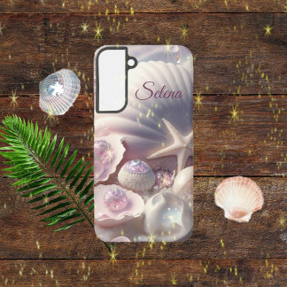 Glamoureuze strandschatten samsung galaxy hoesje