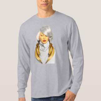 Glamoureuze verfijning: Mode-icoon opnieuw gedefin T-shirt