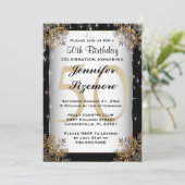 Glamoureuze Verjaardag Sjabloon - 50ste Verjaardag Kaart (Staand voorkant)