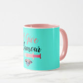 Glamoureuze verpleegkundige spuit medisch schattig mok (Voorkant rechts)