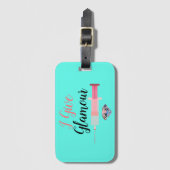 Glamoureuze verpleegster schoot grappige medische  bagagelabel (Voorkant (verticaal))