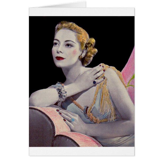 glamoureuze vrouw uit 1937 (Voorkant)